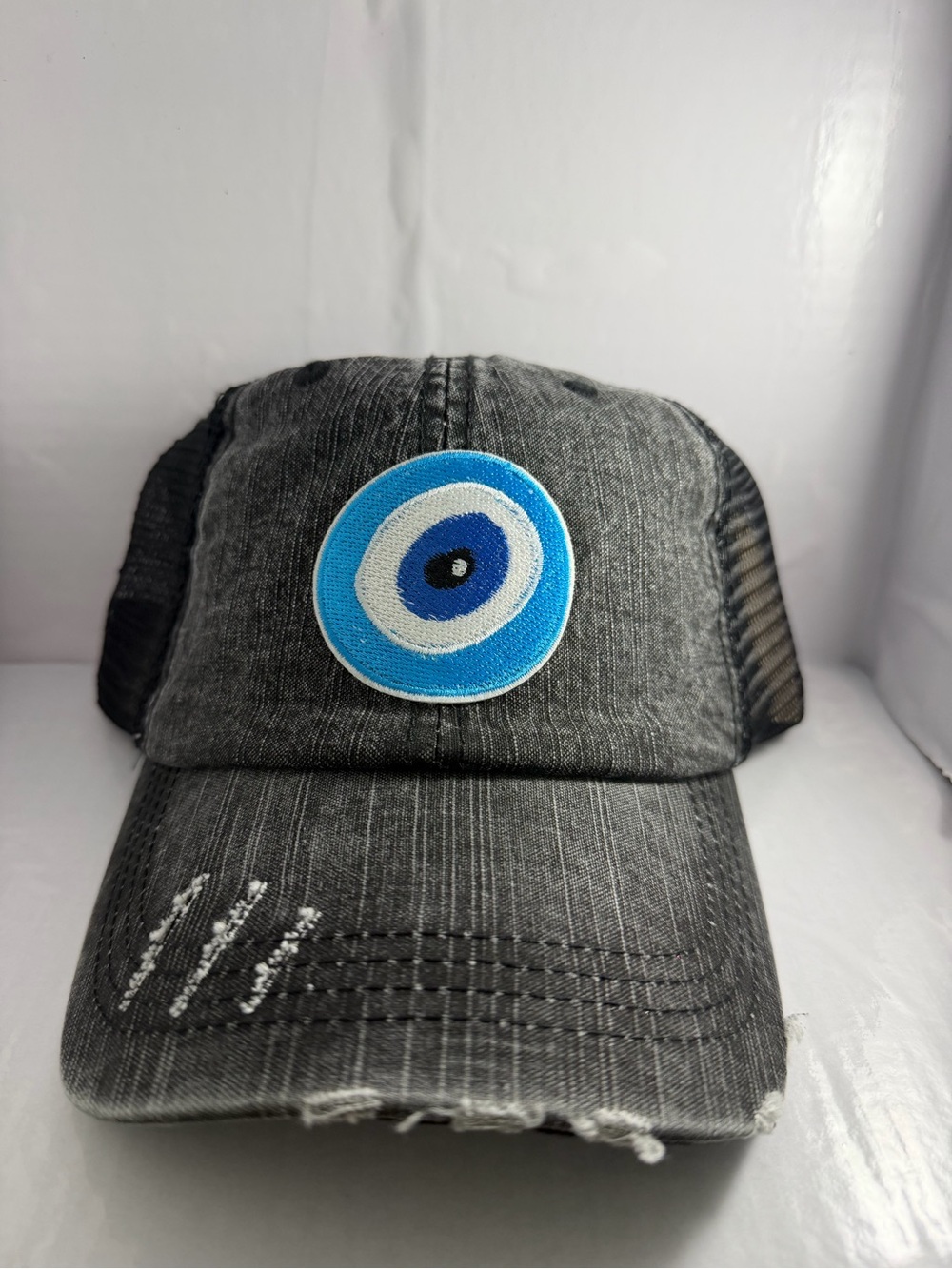Evil eye hat